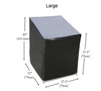 Taglia Grande Impermeabile Esterno UV Sedia Cover for Giardino Patio Mobili