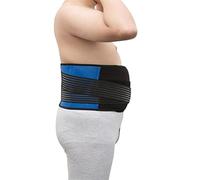 Taglia Grande S-6XL Tutore di Supporto Lombare Donna Uomo Cintura di Decompressione Lombare Regolabile Correttore Posturale per La Schiena per Il Lavoro E L'uso Quotidiano(4XL)