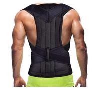 Taglia Grande XS-5XL Correttore Posturale Per La Schiena Uomo Donna Cintura Di Supporto Lombare Regolabile Supporto Per Spalle, Collo E Clavicola Correttore Per Colonna Vertebrale(L)