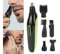 Taglia Peli Naso e Orecchie, Tagliacapelli Per Naso Ricaricabile USB, Set di Tagliacapelli Per Naso USB 5 in 1 Tagliacapelli Elettrico Per Sopracciglia Rasoio Orecchie Naso per uomini e donne