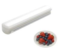 Taglia Pellicola da Cucina,Pellicola e Alluminio con Taglierina, Porta Rotoli per Pellicola Trasparente, Carta Stagnola e Forno,diametro ≤ 4,5 cm, lunghezza ≤ 32 cm(Bianco)