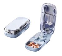 Taglia pillole Portatile - Divisore Tablet Preciso 1/2 1/3 1/4 | Strumento Farmaci Professionisti per Stoccaggio, Viaggio, Ausilio Senior e Animali Domestici