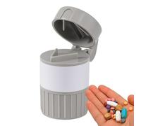 Taglia-pillole, taglia-pillole, taglia-compresse con contenitore per pillole, trita-polverizzatore 4 in 1, trita-pillole, affetta-compresse, trita-compresse e trita-pillole per piccole pillole