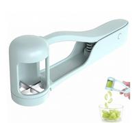 Taglia Pomodorini e Uva Manuale, Affetta Verdure e Frutta per Insalate e Decorazione Torte, Taglia Uva per Svezzamento Bambini, Gadget Cucina Salvaspazio - 1 Pezzo, Azzurro