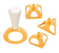 Taglia ravioli - tortelli - in 4 forme - utensili - dolci - salati - pasta - pastella - cuore - quadrato - tondo - stampo - triangolo - cucina - colore casuale - Idea regalo per la casa