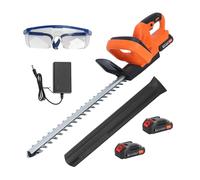 Taglia siepe Batteria, Tagliasiepi senza fili 21 V per potatura, collegamento, 800 W, diametro di taglio 15 mm, lunghezza di taglio 51 cm, per il giardino, il prato e la corte
