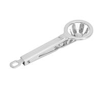 Taglia-uova in acciaio inossidabile 304, spacca-uova portatile per e ristorante, utensile multifunzionale per tagliare le uova a prova di ruggine con foro a gancio per una f