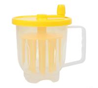 Taglia-uova manuale con meccanismo rotante, versatile utensile da cucina per sbattere le uova e schiumare il latte, facile da pulire e lavabile in lavastoviglie, design compatto in R