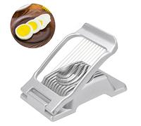 Taglia Uovo Sodo Acciaio Inossidabile 304, Lavabile in Lavastoviglie Tagliauova/Affettatrice manuale, Multifunzionale Taglia Uova con Fili in Acciaio Inox, per Uova, Kiwi, Fragole, Alimenti Morbidi