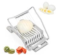 Taglia Uovo Sodo, Tagliauova in Acciaio Inox, Tagliauovo a fette Apri Uova per Gli Utensili da Cucina per Uova, Kiwi, Fragole, Cibi Morbidi