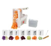 Taglia verdure blade spiralizer a manovella con lame intercambiabili