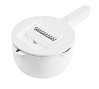 Taglia Verdure e Spiralizzatore, Multifunzione Affetta Verdure, Tritatutto con Contenitore, Robuste Protezioni per le Mani, Affettatrice per Frutta, Accessorio da Cucina