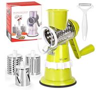 Taglia Verdure Manuale: Tagliaverdure Mandolina per Trita Verdure con 3 Lame per Affettare Tagliare e Grattugiare da Cucina Taglia Verdure Grattugia, per Cucina Verdure, Patate, Carote, Insalate