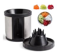Taglia Verdure Spiralizzatore Di Verdure Affetta Verdure Manuale,Taglia Verdure Julienne Spaghetti Manuale,Mandolina Per Verdure Professionale,In 1,Per Sminuzzare, Carote, Cetrioli, Patate, Zucche
