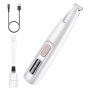 Taglia zampe elettrico per gatti, taglia zampe per cani con luce,Tagliazampe elettrico impermeabile per cani - Strumento di rifinitura preciso per di cane ricaricabile con luci a LED