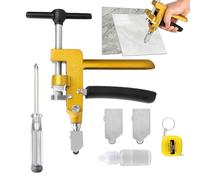 Tagliabisce per Ceramiche,Seghetto Da Taglio 2 In 1 | Attrezzo Manuale Per Tagliare Vetro | per Hobby Casa Laboratorio Arte Bottiglia Specchio Progetti Fai Da Te Creazioni Artistiche