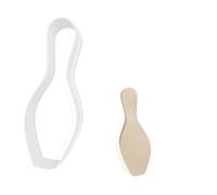 Tagliabiscotti a forma di birillo da bowling - 3 dimensioni di Cutting About Cookie Cutters