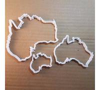 Tagliabiscotti A Forma Di Mappa Dell'Australia Atlas Biscotto Pasta Fondente