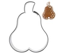 Tagliabiscotti a forma di pera Tagliabiscotti a forma di pan di zenzero