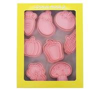 Tagliabiscotti con timbri a stantuffo - Tagliabiscotti con timbri a stantuffo, Tagliabiscoti di compleanno | a forma di verdura perr bambini - Stampo per goffratura lungo i timbbri a tuffo Fai da te S