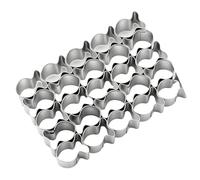 Tagliabiscotti in Acciaio Inossidabile a Forma Cuore a Forma Strumento Essenziale Per La Cottura in Metallo Facile Pulizia Per Tagliapasta Per Uso Domestico E Commerciale