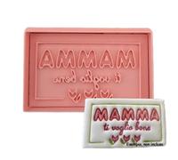 Tagliabiscotti.it - Mamma Ti Voglio Bene - Tagliabiscotti Festa della Mamma - Cookies Cutter - Stampo/Formina per biscotti - Dimensione 8cm x 5cm