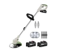 Tagliabordi Elettrico A Batteria Da 500 W E 21 V, 18000 Giri/min, Tagliaerba Elettrico, Regolabile, Pieghevole, Da Giardino, For Batteria Da 18 V Potatura Efficiente(With 2XBattery)