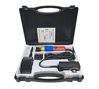Tagliabordi elettrico professionale da 200 W a pelo corto Kit guida for tosatura in acrilico Velocità a basso rumore regolabile for trapuntatura di tappeti,Facile da usare
