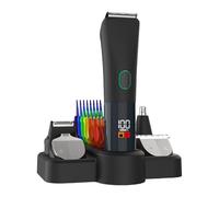 Tagliabordi per Barba Tagliabarba Senza Filo per Uomo | Kit Completo con , Macchinetta per Barba e Capelli Regalo Ideale per Marito e Padre