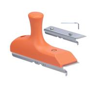 Tagliabordi, pialla manuale per sbavature, pianificatore angolare dritto con cinghia per appenderlo, pialla angolare portatile di precisione per addominali, design smussato dritto e curvo, lavorazione