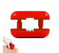 Tagliabordi, tagliabordi, con quattro bordi taglienti lame in carburo di tungsteno, per progetti di lavorazione del legno (mobili e armadietti), finiture in tutte le direzioni, rosso