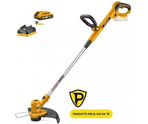Tagliabordi Telescopico a Batteria INGCO + Batteria 20V 2 Ah Litio + Caricatore