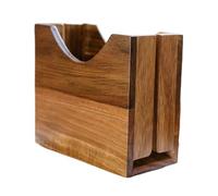 Tagliacabel - Supporto da taglio antiscivolo in legno, affettatrice per bagel sicura e senza sforzo, 14 x 7 x 12,6 cm | Strumento da cucina durevole per fette uniformi, ideale per la casa caffè