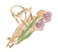 tagliacapelli a tulipano fermagli per in lega di fiori clip artigli di fiore di tulipani fermagli per a mascella Accessori per acconciatura Viola,porpora