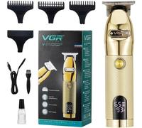 Tagliacapelli Barba Professionale Ricaricabile Carica Usb Cordless Display V-275