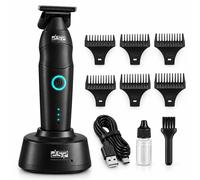 TAGLIACAPELLI BARBA UOMO PROFESSIONALE 7500RPM 6 PETTINI BASE DSP 91685 T-CUT 5W