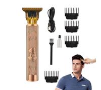 Tagliacapelli da parrucchiere a batteria, Tagliacapelli da uomo - Strumenti professionali per tagliare i capelli, Kit per toelettatura da uomo, Tagliacapelli retrò ricaricabile per uomo, donna e bambi
