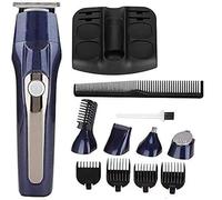 Tagliacapelli da uomo, forbici professionali 5 in 1, tagliacapelli elettrico multifunzione, set di tagliacapelli per la casa, kit per tagliare i capelli per uso familiare
