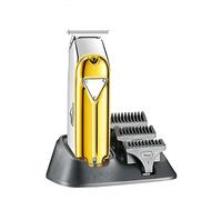 Tagliacapelli da uomo, rasoio elettrico in metallo, tagliacapelli senza fili, macchina da barbiere, base da 0 mm