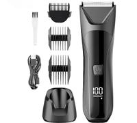 Tagliacapelli da uomo, ricarica USB, digitale, lavabile, per uomini e donne, con trimmer illuminato, display LCD