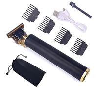 Tagliacapelli da uomo, ricaricabile USB T9 tagliacapelli a testa calva tagliacapelli elettrico rasoio senza fili trimmer 0 mm uomo barbiere tagliacapelli (colore: T9-nero-senza scatola)