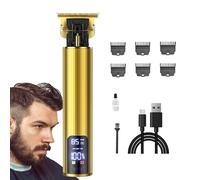 Tagliacapelli da uomo, set di taglio di capelli per uso domestico con schermo a LED, kit di parrucchiere professionale ad alte prestazioni, taglio di capelli per uomo, rasoio elettrico senza fili