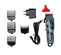 Tagliacapelli da uomo, tagliacapelli elettrico graffiti ricaricabile alla moda tagliacapelli tagliacapelli retrò testa olio tagliacapelli elettrico (dimensioni: spina americana)