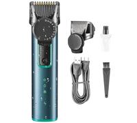 Tagliacapelli da uomo, tagliacapelli professionale da uomo, tagliacapelli professionale IPX5 Macchina da taglio per capelli impermeabile 0mm Taglio Barbiere Clipper per uomo