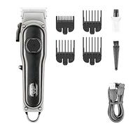 Tagliacapelli da uomo, tagliacapelli professionale per capelli con display a LED, tagliatrice da barbiere elettrica regolabile per salone (colore: nero)