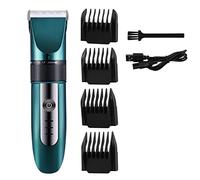 Tagliacapelli da uomo, tagliacapelli professionale ricaricabile per barba da uomo elettrico taglio capelli lama in ceramica titanio macchina da barbiere a basso rumore (colore: RC195L)