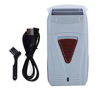 Tagliacapelli elettrico da uomo, rasoio elettrico push tagliacapelli bianco classico alternativo a doppia testa testa testa a 2 lame (modello USB)