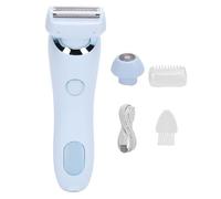 Tagliacapelli Elettrico Dispositivo di Depilazione Elettrico 800mAh Tagliacapelli da Donna per Donne Sotto le Ascelle per Tutto il Corpo (BLUE)