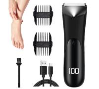 Tagliacapelli Elettrico Multifunzione Uomo Utilizzabile Sia Asciutto Che | Rasoio Elettrico Di Precisione Per Barba Per Il Corpo, Naso, Orecchie, Testa