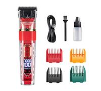 Tagliacapelli elettrico per animali domestici, tagliacapelli portatile per cani, strumento silenzioso per toelettatura | Design ergonomico con cavo di ricarica staccabile e USB per tagliare gli